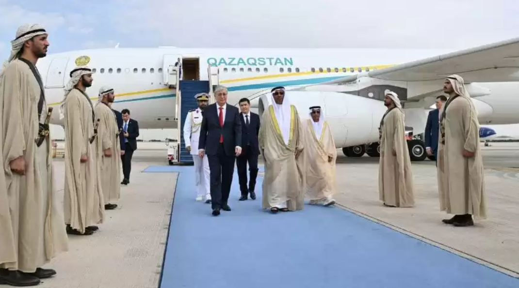 Arrival of President Tokayev in the UAE 