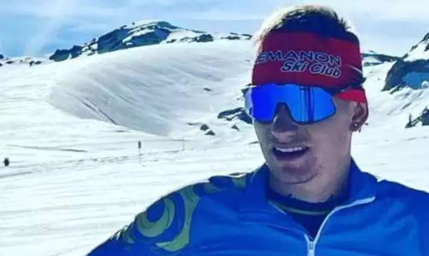 At the Lake Placid FISU 2023 Games, biathlete Vadim Kurales wins the gold medal.