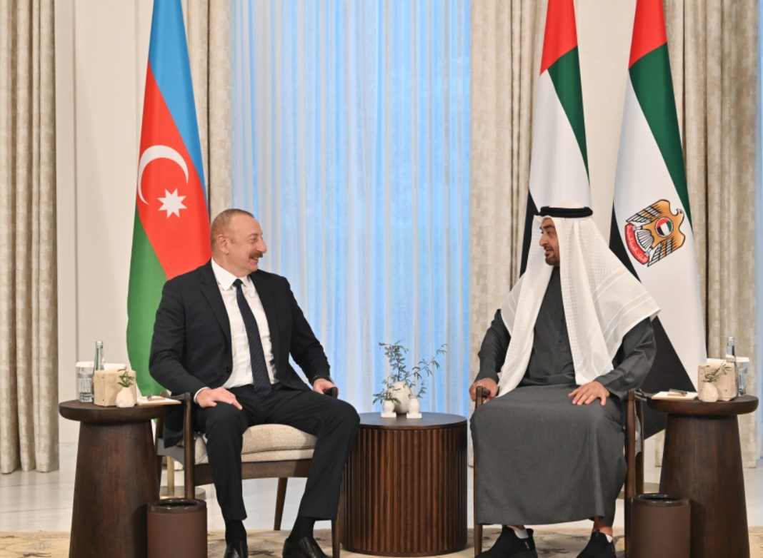 President of the Republic of Azerbaijan Ilham Aliyev has met with President of the United Arab Emirates (UAE) Sheikh Mohamed bin Zayed Al Nahyan in Abu Dhabi