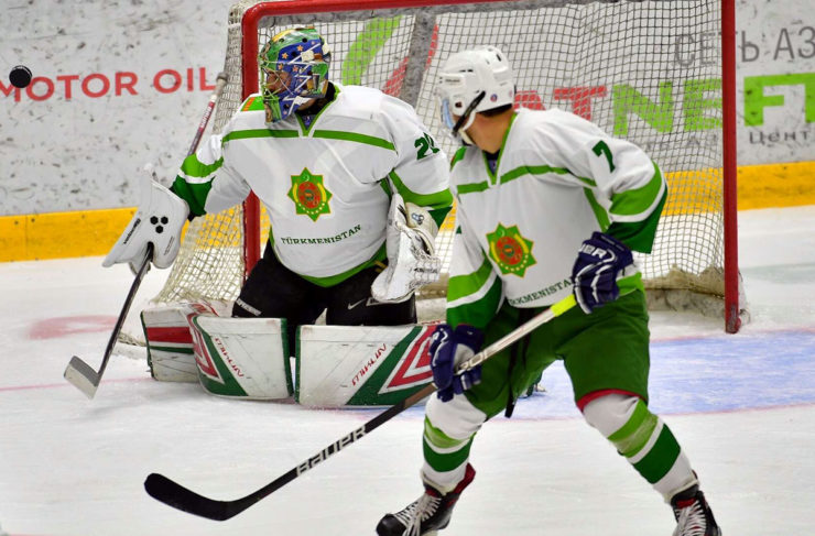 Hockey players from Turkmenistan win the Cup and medals for 3rd place in the group at the Kazan Hockey Cup