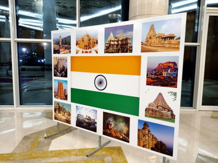Ashgabat's Yildiz hotel hosted a reception to mark India's Republic Day