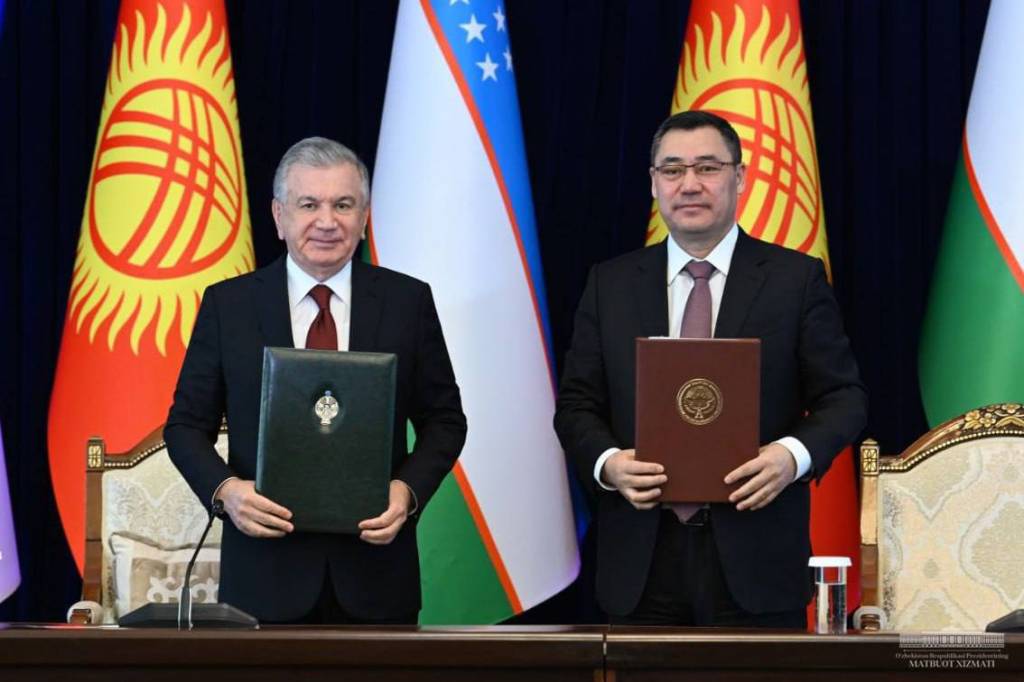 The signed documents will serve to further strengthen Uzbek-Kyrgyz relations in the spirit of a comprehensive strategic partnership