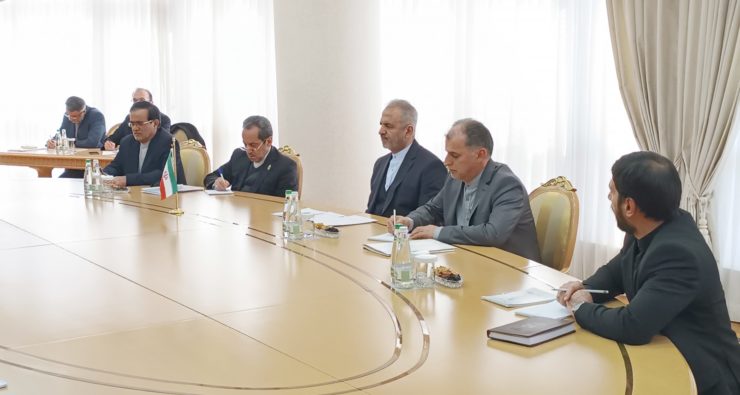 R. Meredov met with the Deputy Foreign Minister of Iran at the Ministry of Foreign Affairs of Turkmenistan