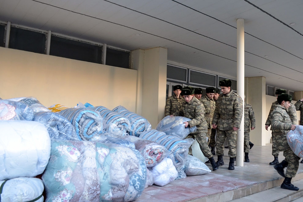 With the organizational support of the Ministry of Defense, assistance was sent to Turkey