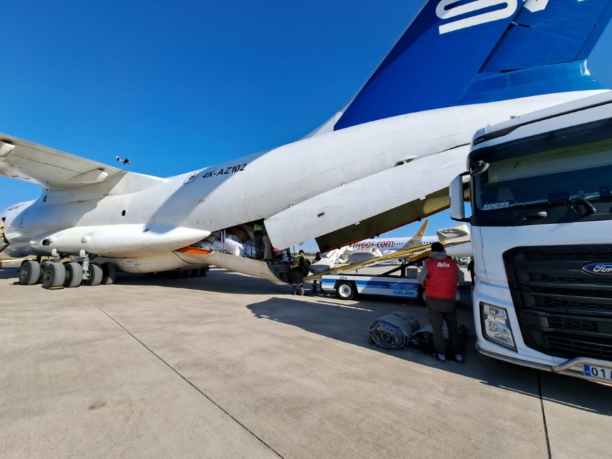 Another humanitarian aid sent by the Ministry of Emergency Situations was delivered to Turkey