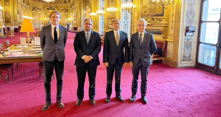 Turkmen Ambassador to France met with representatives of the Senate