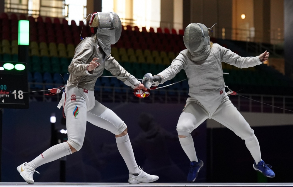 Azerbaijani fencers win silver medal at World Cup