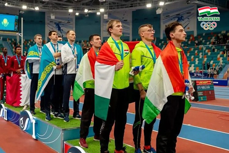 ASIAN CHAMPIONSHIP. Tajik athletes won a bronze medal in the 4x400 meters relay