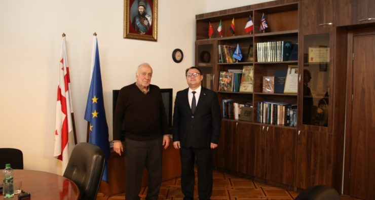 The Ambassador of Turkmenistan to Georgia met with the President of the National Academy of Sciences of the country