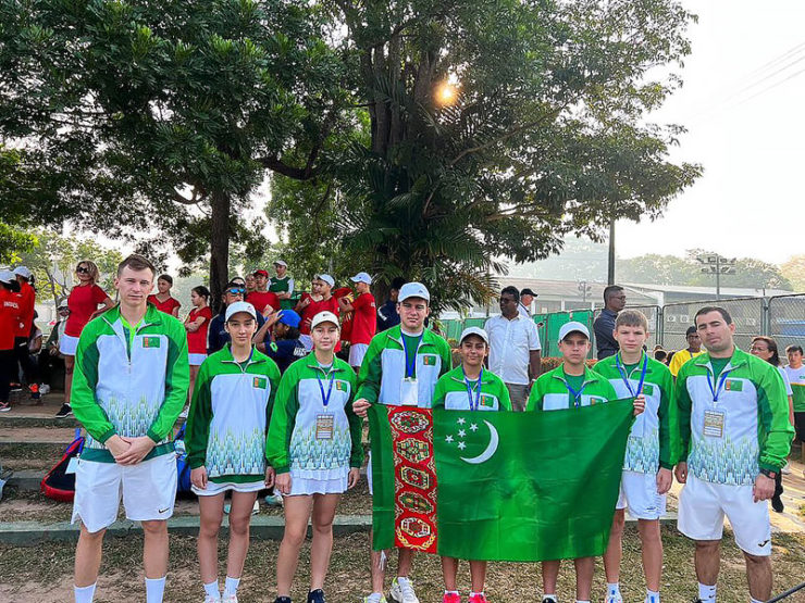 Tennis players from Turkmenistan won the qualifying tournament U-14 of the World Championship