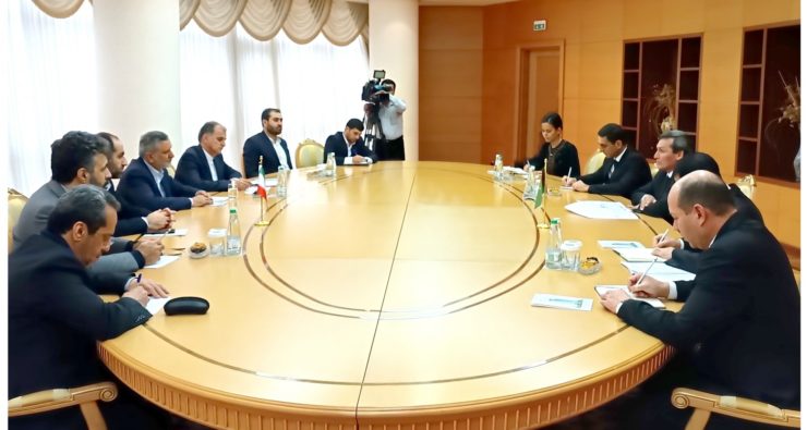 A meeting with the delegation of Iran was held at the Ministry of Foreign Affairs of Turkmenistan