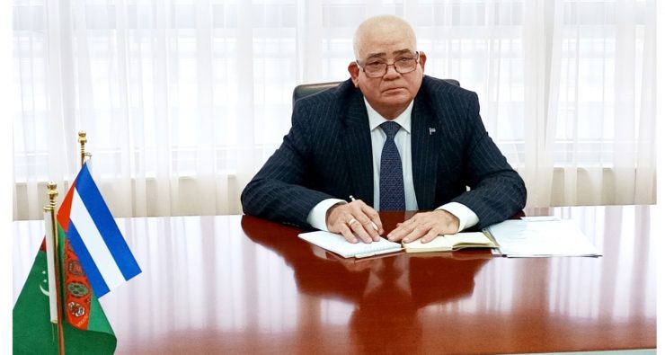 The Ministry of Foreign Affairs of Turkmenistan received the appointed Ambassador of the Republic of Cuba
