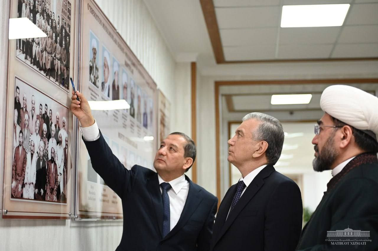 Shavkat Mirziyoyev visited Mir Arab high Madrasah