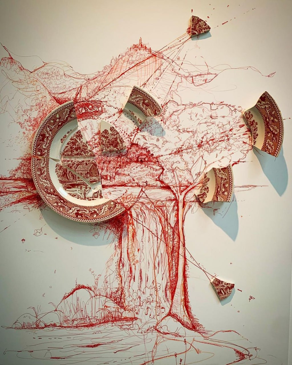 The work Fragmented, which appeared because of the mother-in-law
