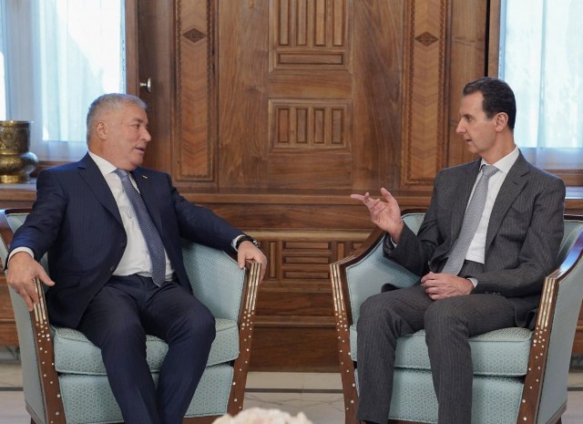 Syrian President Bashar al-Assad expresses sincere gratitude to Leader of the Nation Emomali Rahmon for condolences and humanitarian assistance