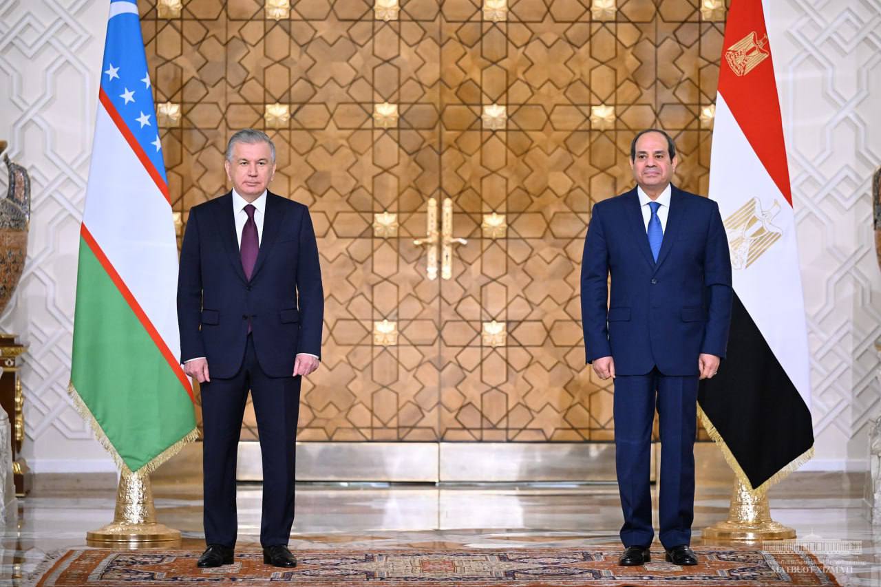 Presidents of Uzbekistan and Egypt adopt a joint statement