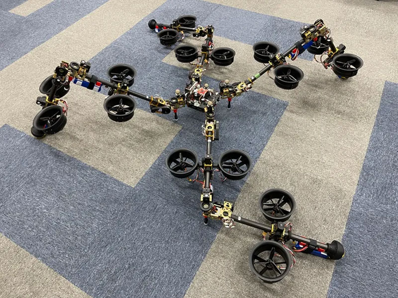 Both flying and walking Spidar