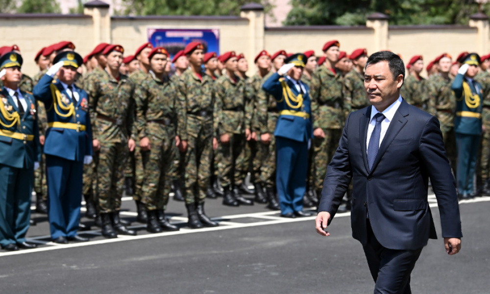 The President congratulated Kyrgyzstanis on Defender of the Fatherland Day