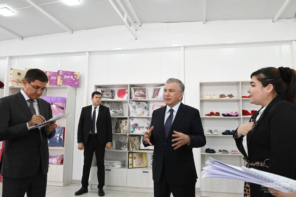 The President got acquainted with the solution of employment issues in the mahalla