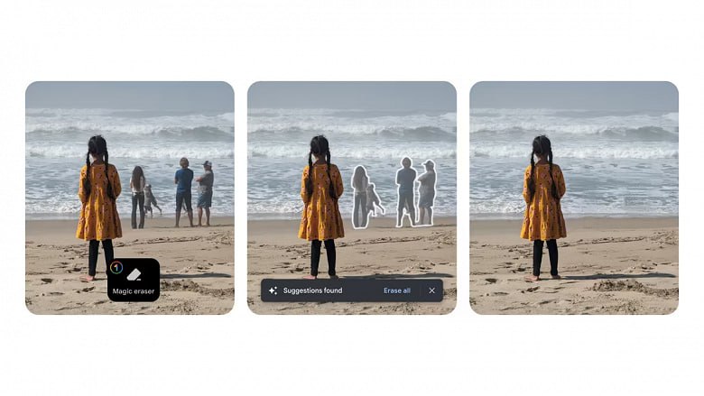 Google Photos now has a magic eraser feature
