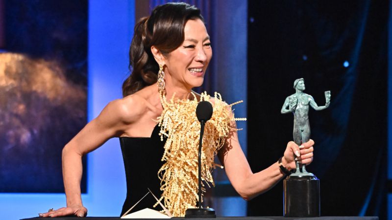 The 29th Screen Actors Guild Awards ceremony was held yesterday in Los Angeles. Awards were presented to the creators of movies and TV series
