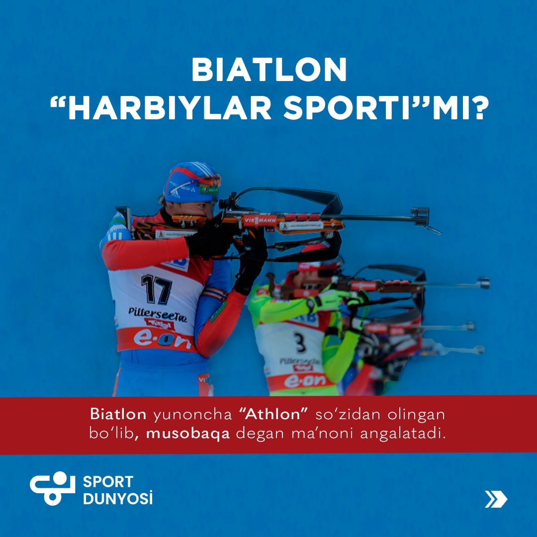 Eng mashhur qishki sport turlaridan biri bu biatlon hisoblanadi. Uning paydo bo‘lishi va rivojlanishi o‘ziga xos tarixga ega.