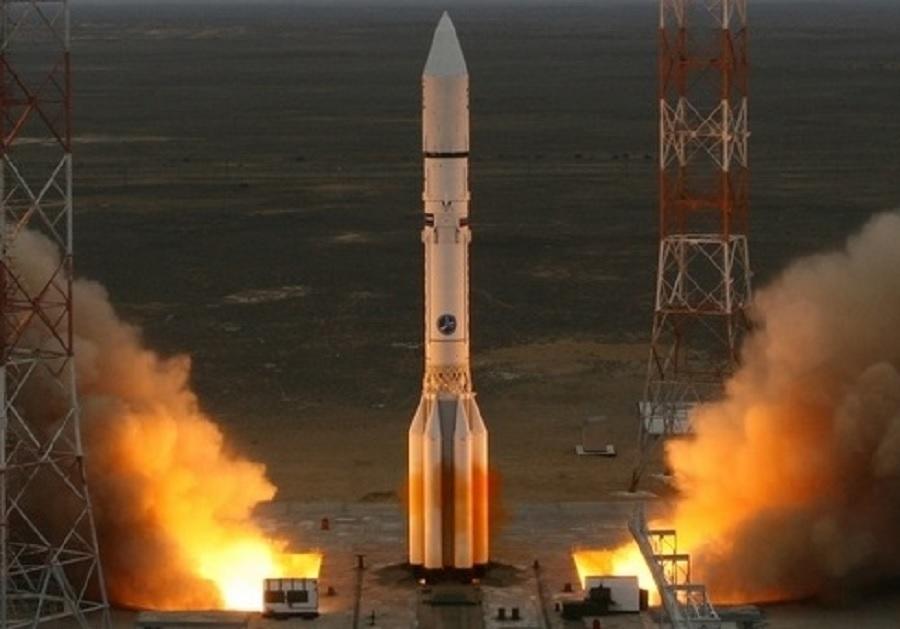 Proton-M carrier rocket launched from Baikonur Cosmodrome