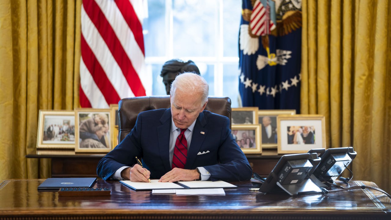 A letter was sent to Shavkat Mirziyoyev from US President Joe Biden