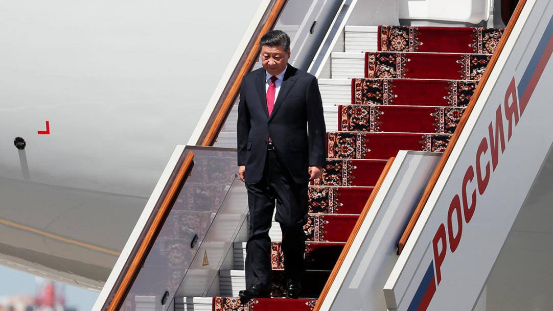 Xi Jinping arrives in Moscow for talks with Putin