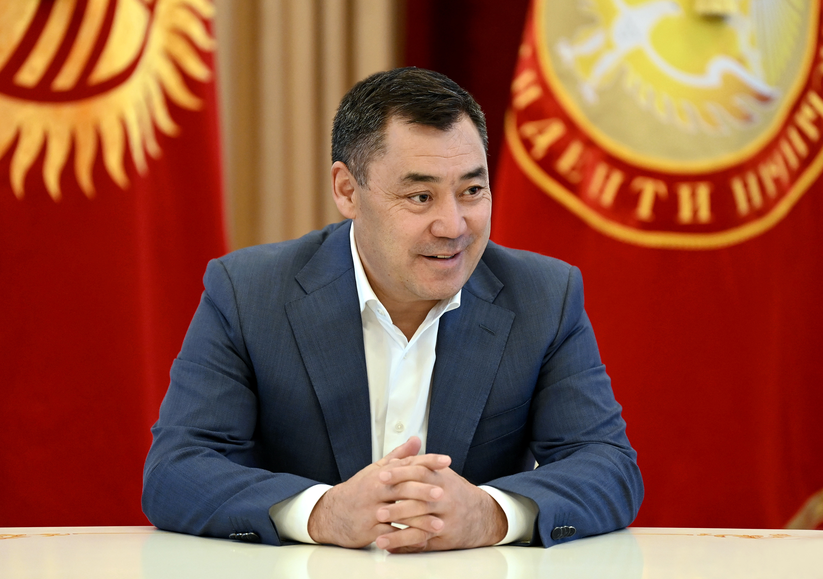 Sadyr Zhaparov received an honorary dan in taekwondo