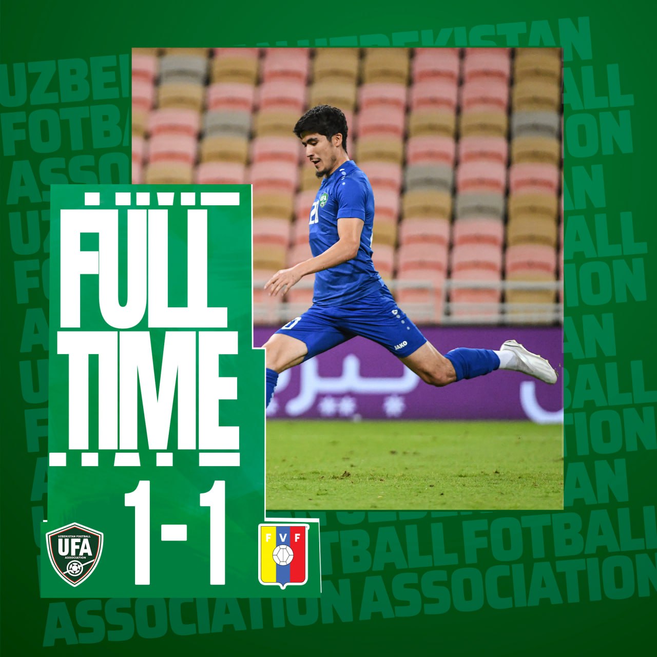 O‘zbekiston milliy jamoasi Venesuela bilan durang oʻynadi 