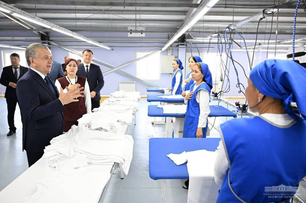 Women from Kegeyli became employed in a modern enterprise
