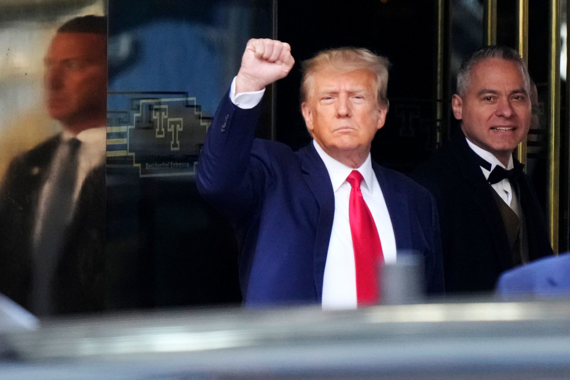 Trump left the courtroom