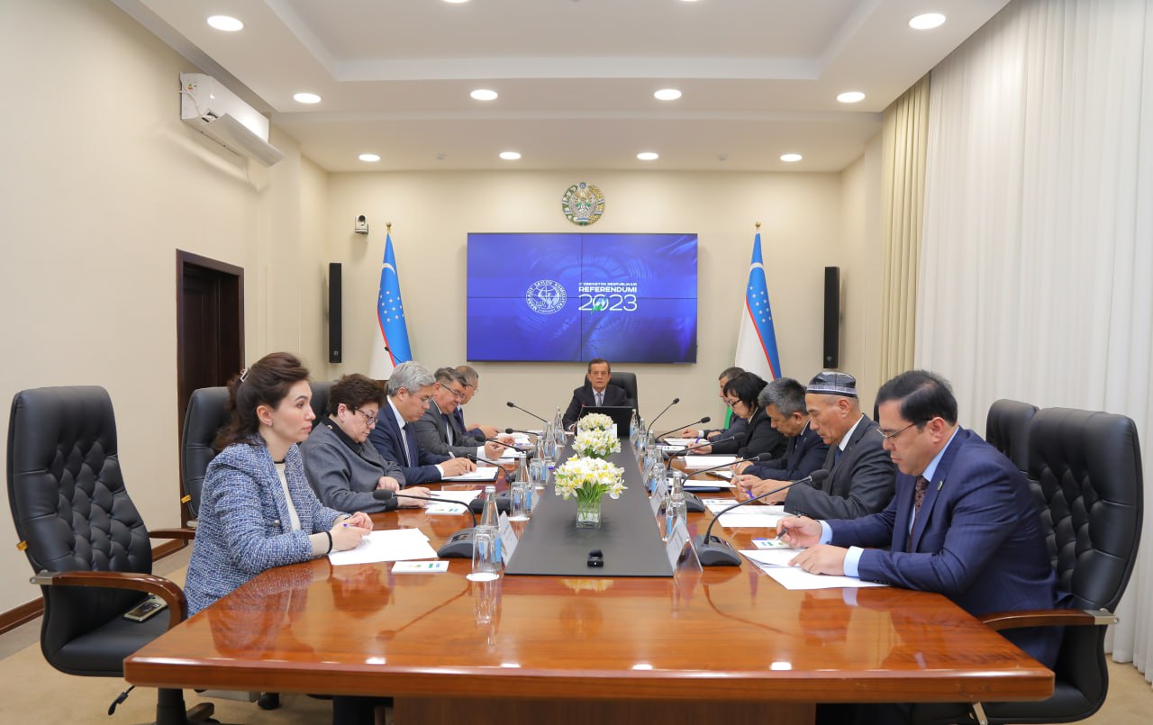 The form of the referendum ballot to be held in Uzbekistan has been approved