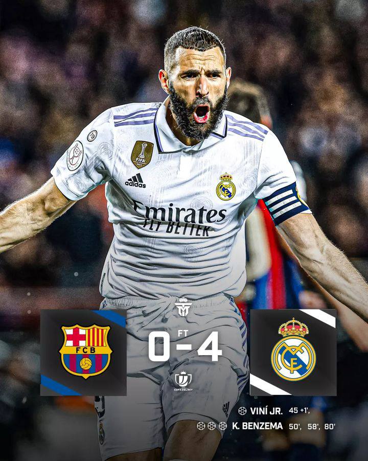 ⚽️ "Barca" was slapped by "Real" at home!