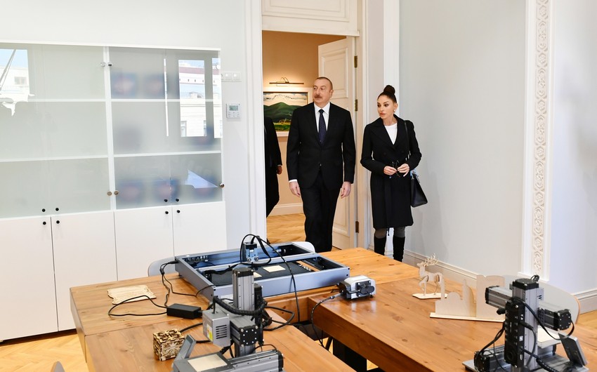 Ilham Aliyev and Mehriban Aliyeva attend inauguration of newly-built school in Neftchala district