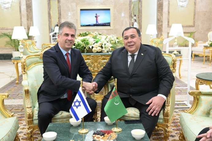 Israeli Foreign Minister arrives in Ashgabat 
