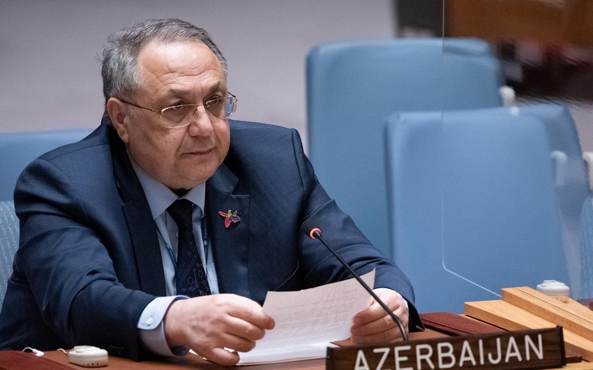 The letter of Yashar Aliyev to the UN Secretary General has been published as a document of the General Assembly and the Security Council of the organization