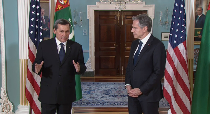 Rashid Meredov and Anthony Blinken held a meeting in Washington