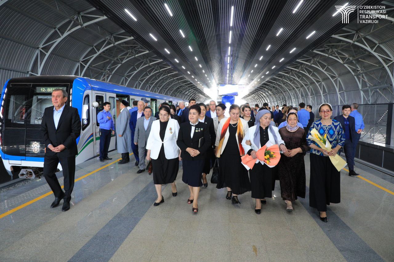 5 more stations of Tashkent aboveground metro commissioned