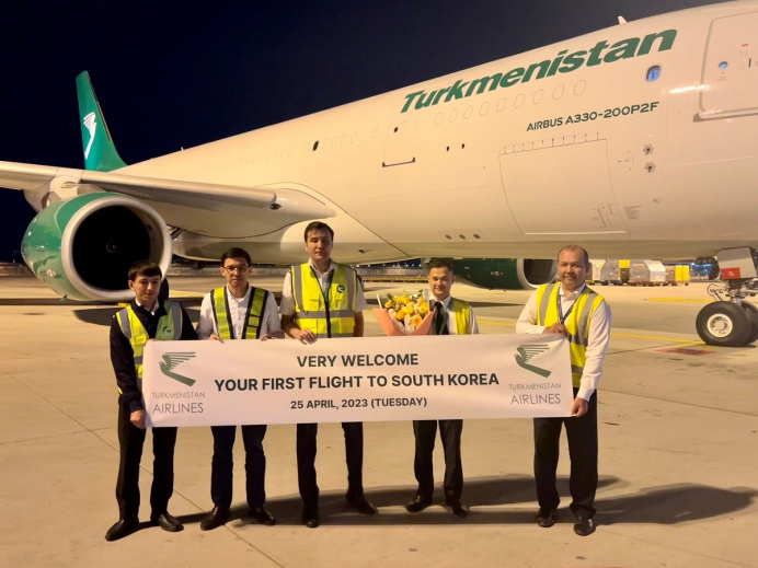Turkmenistan Airlines launches a direct Ashgabat-Incheon-Ashgabat flight
