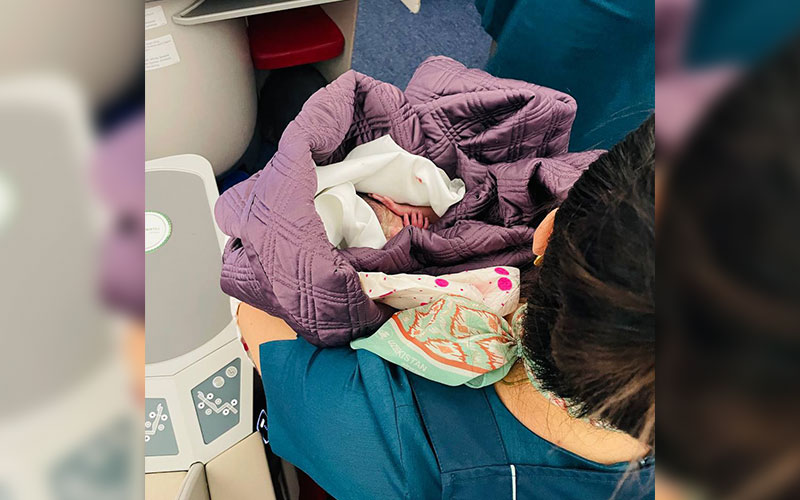 A child was born on board the Uzbekistan Airways plane