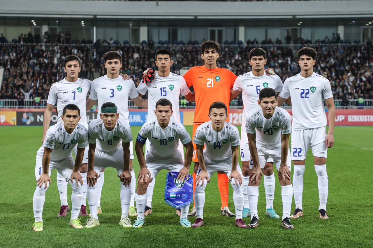 Uzbekistan's youth team narrowly defeated Gibraltar