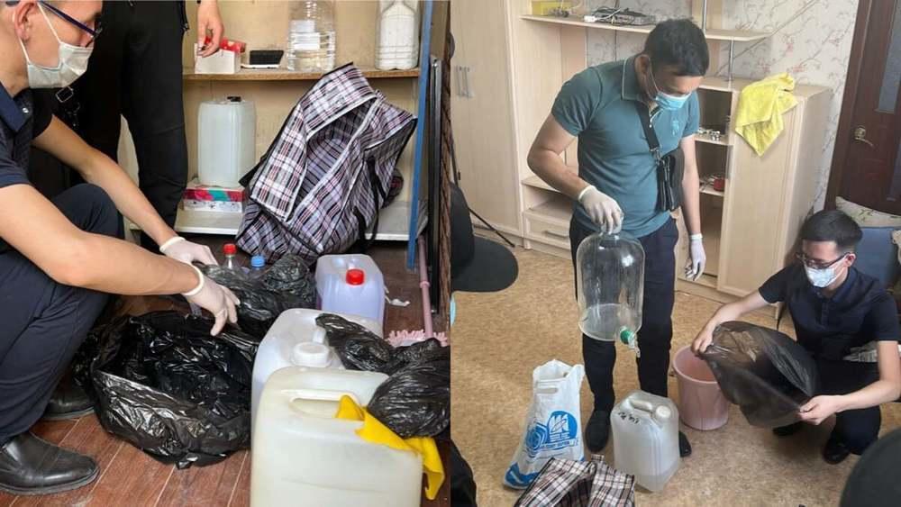 Almaty police liquidated a drug lab