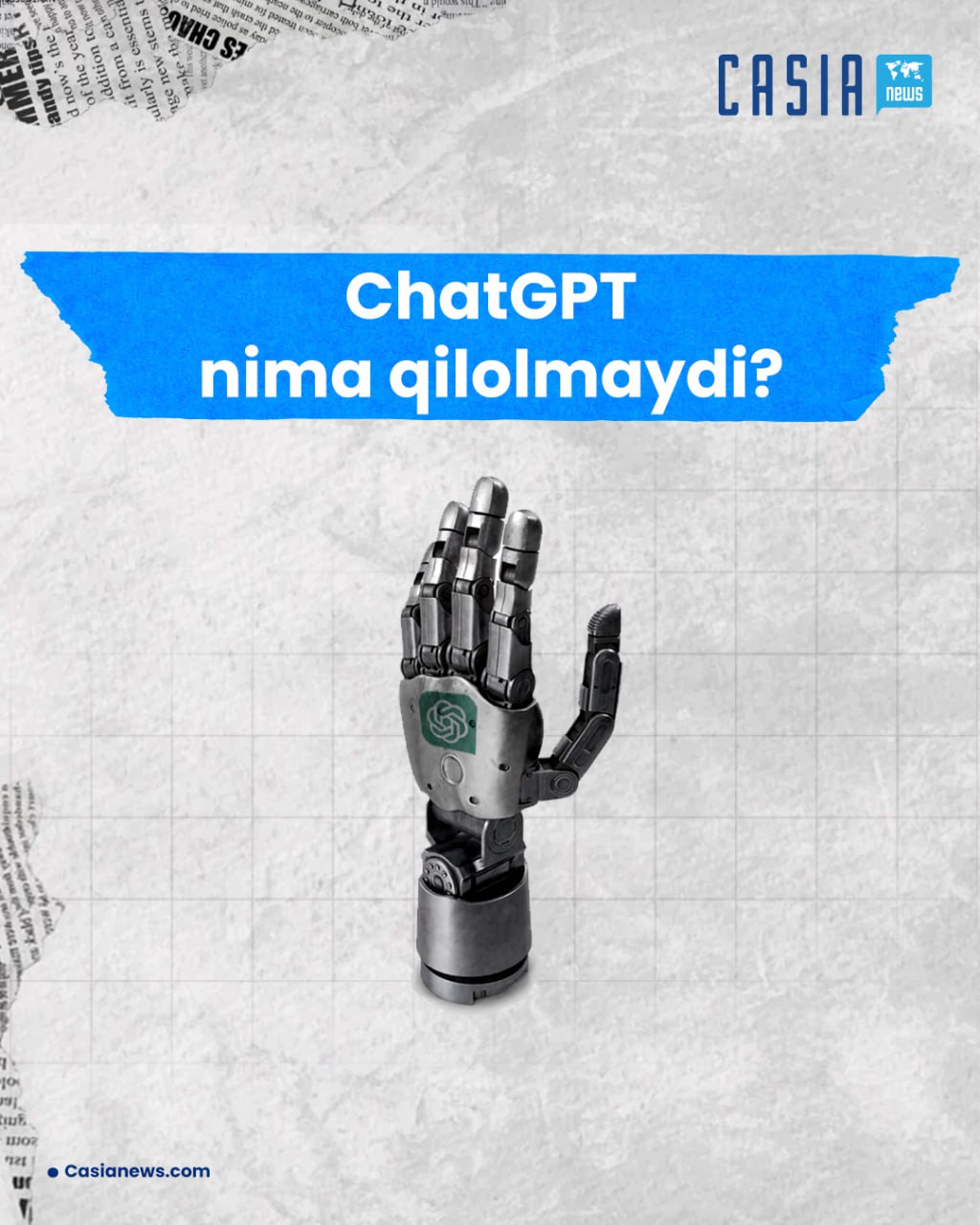 🤖ChatGPT nima qilolmaydi?