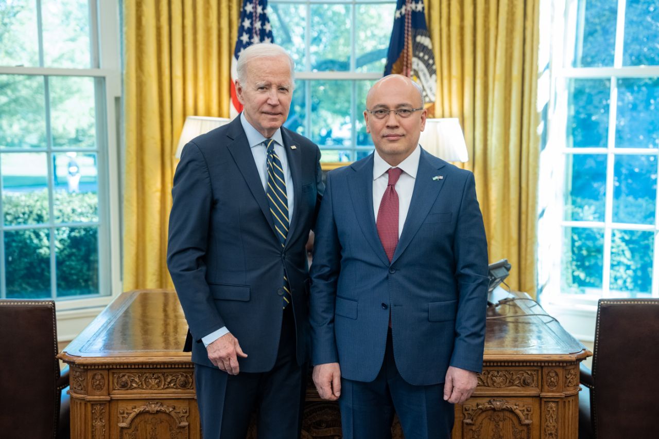 Furkat Siddikov presented credentials to Joe Biden