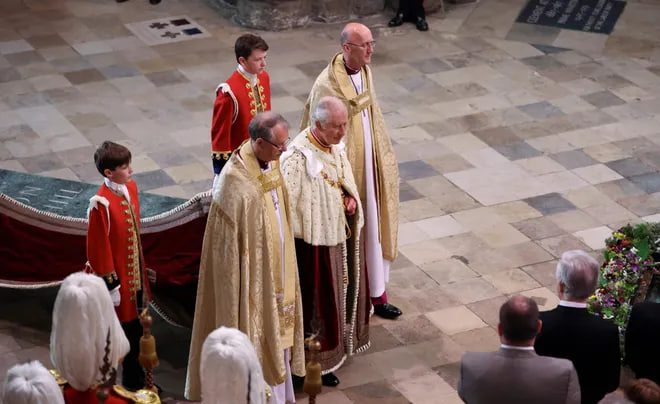 The coronation ceremony of Charles III is taking place in Great Britain