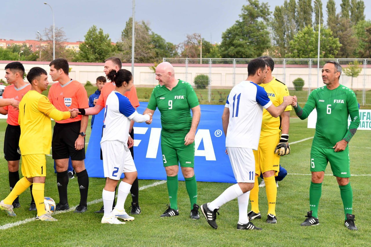 Photo gallery from the friendly meeting organized with the participation of representatives of UFA and FIFA