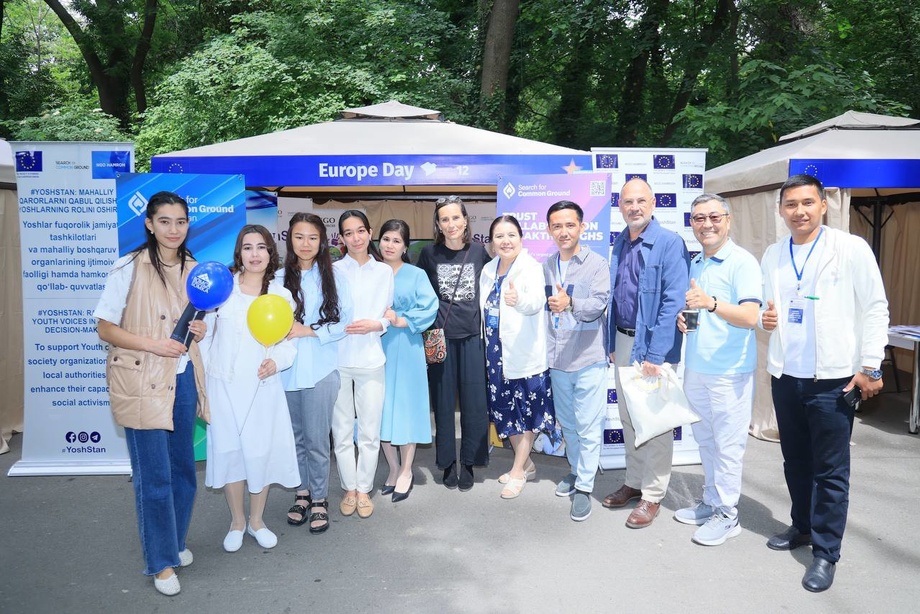 How was Europe Day celebrated in Tashkent?
