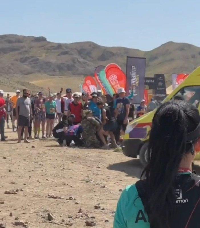 In Almaty region, a marathon runner died a few meters before the finish arch